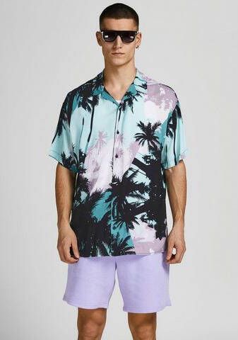 Jack & jones Regular fit vrijetijdsoverhemd van viscose model 'Reggie'
