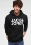 Jack & jones Comfortabele en stijlvolle hoodie Black Heren - Thumbnail 1
