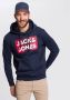 Jack & jones Hooded sweatshirt Jack Jones Corp Logo Blue Heren - Thumbnail 3