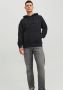 JACK & JONES ESSENTIALS hoodie JJESTAR met printopdruk zwart - Thumbnail 3