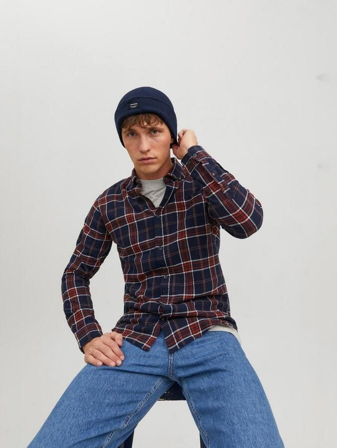 Jack & jones Basispet Stijlvol Ontwerp Blauw Heren - Foto 4