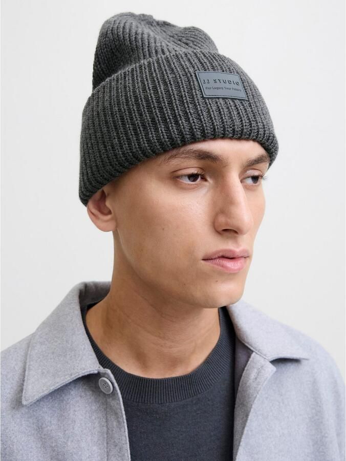 Jack & Jones Beanie JACHAKKAI – Gebreide muts met hoog katoengehalte riblook - Foto 3