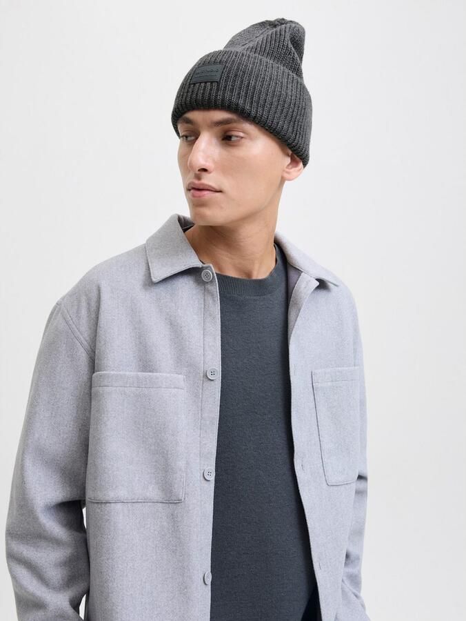 Jack & Jones Beanie JACHAKKAI – Gebreide muts met hoog katoengehalte riblook - Foto 4