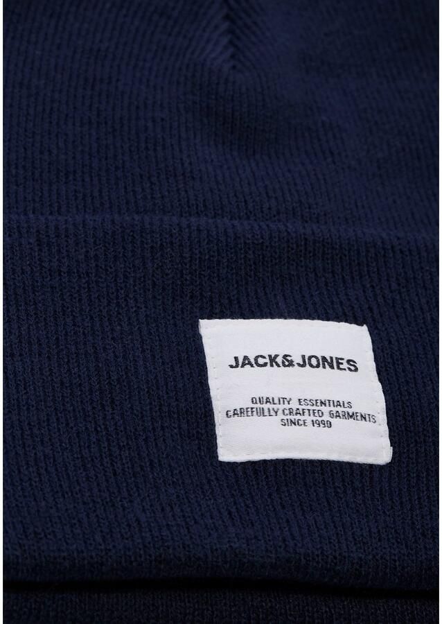 Jack & jones Beanie in effen design met brede omslag - Foto 5