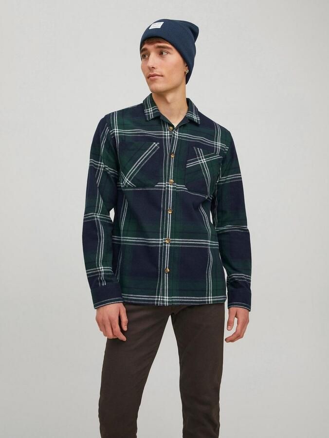 Jack & jones Beanie in effen design met brede omslag - Foto 4