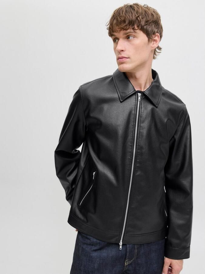 Jack & Jones Bikerjack JJECASABLANCA PU JACKET NOOS - Foto 4