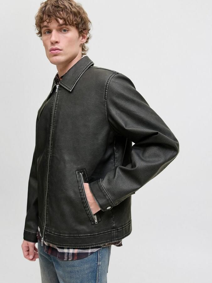 Jack & Jones Bikerjack JJECASABLANCA PU JACKET NOOS - Foto 4