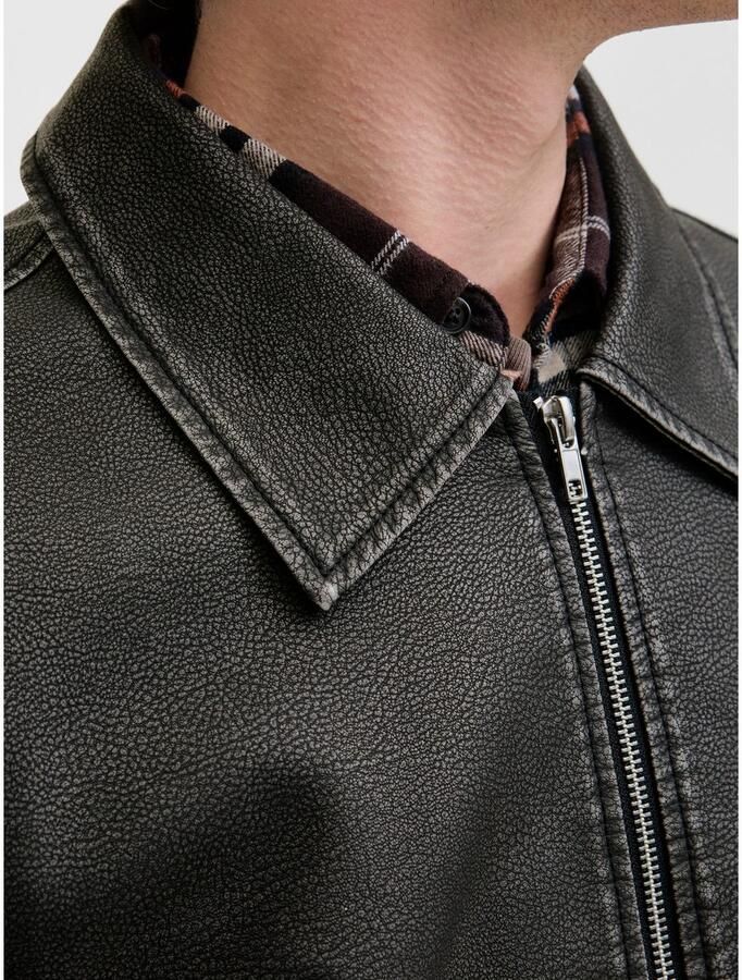 Jack & Jones Bikerjack JJECASABLANCA PU JACKET NOOS - Foto 3