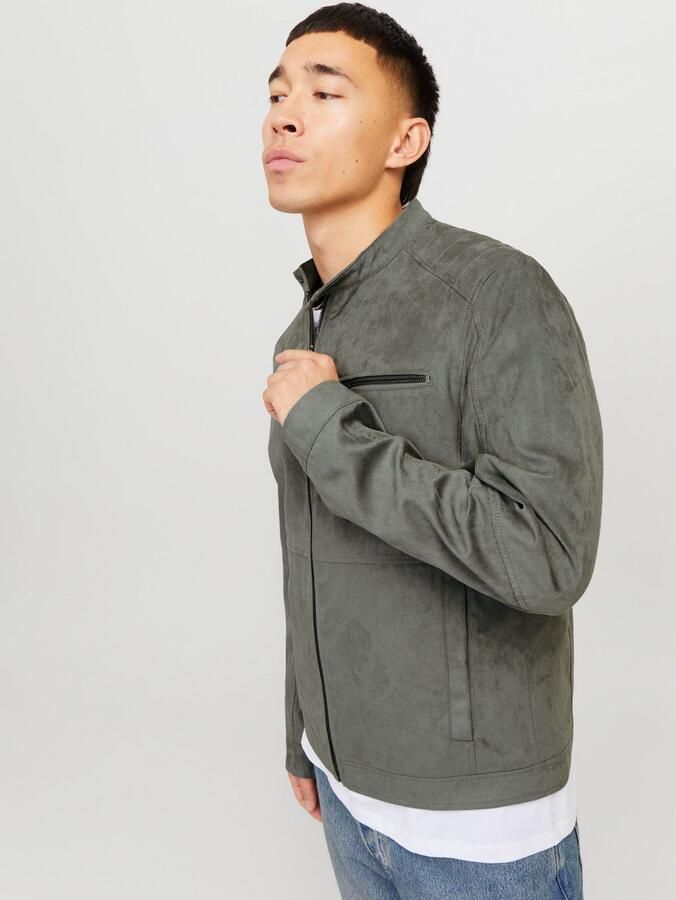 Jack & Jones Bikerjack JJEDYLAN met waterafstotende functie effen modieus regular fit polyester - Foto 6