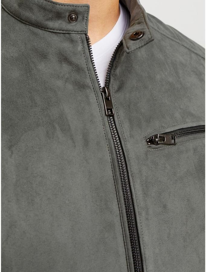 Jack & Jones Bikerjack JJEDYLAN met waterafstotende functie effen modieus regular fit polyester - Foto 3