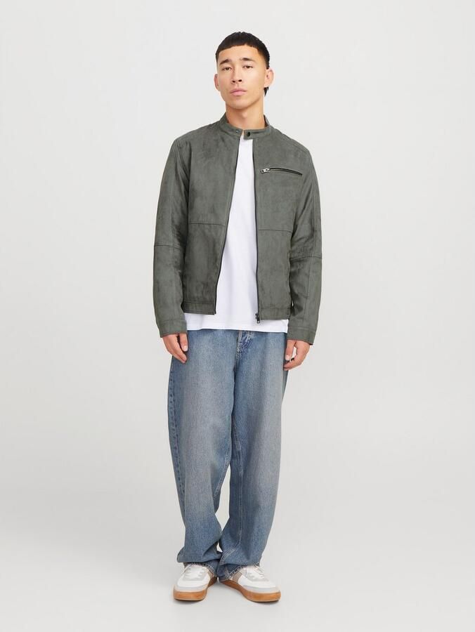 Jack & Jones Bikerjack JJEDYLAN met waterafstotende functie effen modieus regular fit polyester - Foto 7