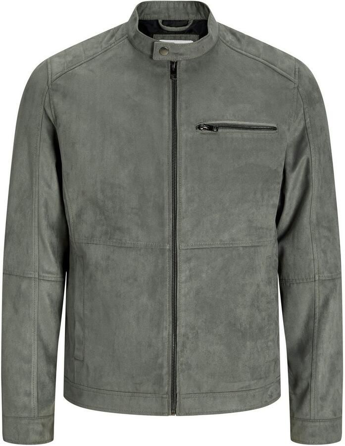 Jack & Jones Bikerjack JJEDYLAN met waterafstotende functie effen modieus regular fit polyester