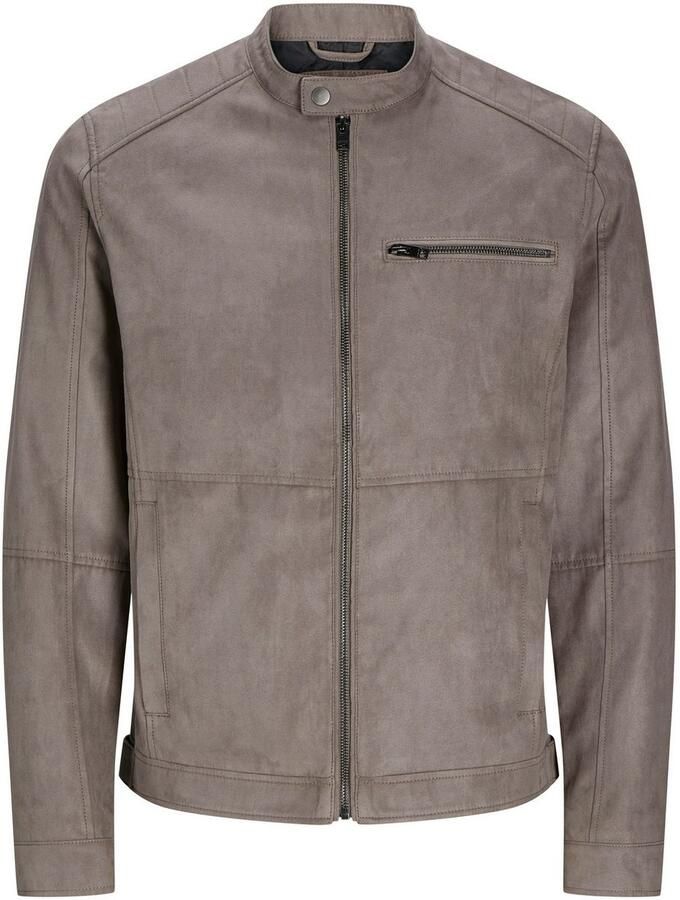 Jack & Jones Bikerjack JJEDYLAN met waterafstotende functie effen modieus regular fit polyester - Foto 2