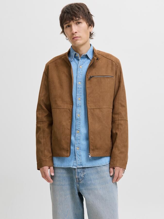 Jack & Jones Bikerjack JJEDYLAN met waterafstotende functie effen modieus regular fit polyester - Foto 7