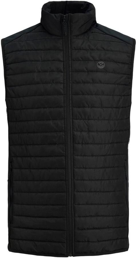 Jack & jones Waistcoat Jack Jones Multi Bodywarmer Collar Noos Black Heren