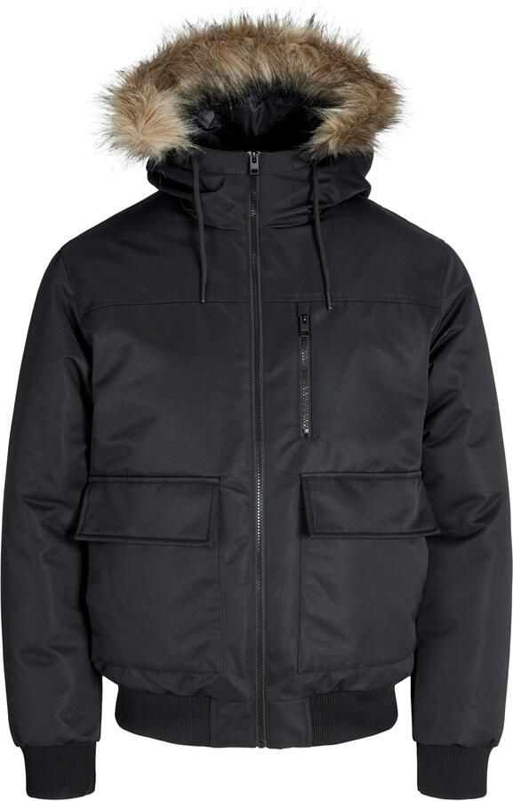 Jack & Jones Bomberjack JJCHARLIE DETACHABLE FAUX FUR BOMBER