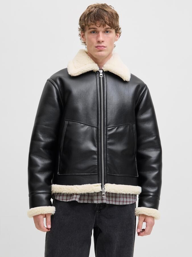 Jack & jones Regular fit jack in leerlook model 'Liverpool' - Foto 7