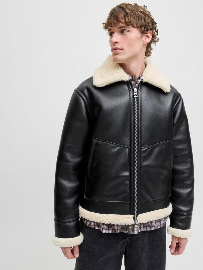 Jack & jones Regular fit jack in leerlook model 'Liverpool' - Foto 4