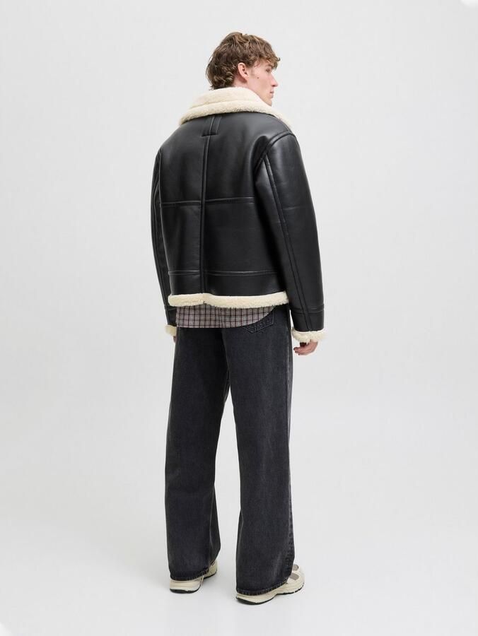 Jack & jones Regular fit jack in leerlook model 'Liverpool' - Foto 6