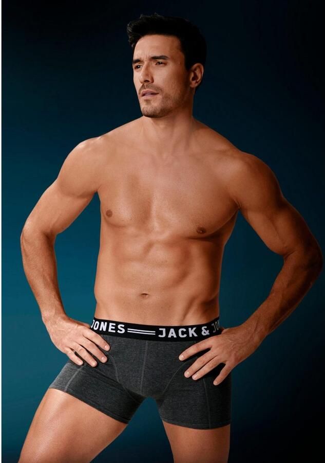 Jack & Jones Boxershort JAC Lichfield Trunks met contrastkleurige band (set 3 stuks) - Foto 4