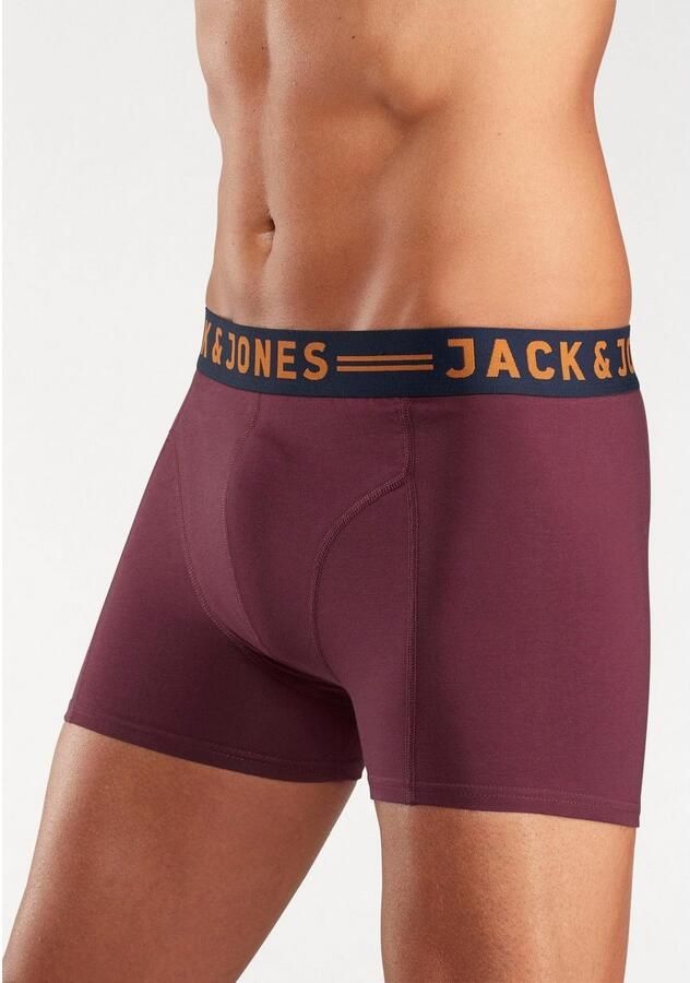 Jack & Jones Boxershort JAC Lichfield Trunks met contrastkleurige band (set 3 stuks) - Foto 5