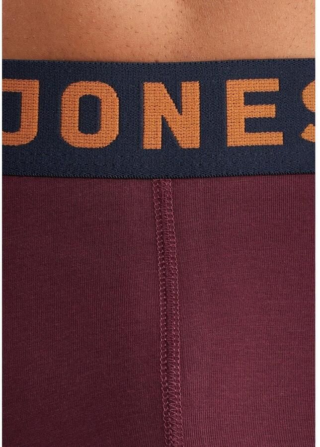 Jack & Jones Boxershort JAC Lichfield Trunks met contrastkleurige band (set 3 stuks)