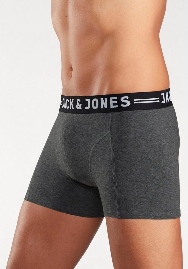 Jack & Jones Boxershort JAC Lichfield Trunks met contrastkleurige band (set 3 stuks) - Foto 8