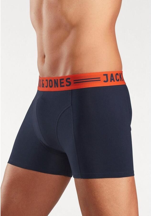 Jack & Jones Boxershort JAC Lichfield Trunks met contrastkleurige band (set 3 stuks) - Foto 6