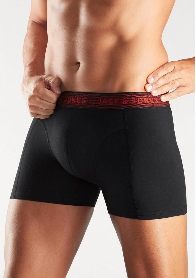 JACK & JONES boxershort JACWAISTBAND (set van 3) grijs zwart - Foto 6