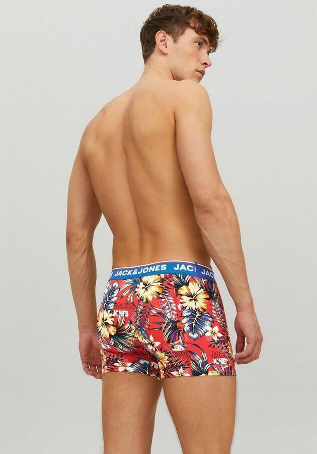 Jack & Jones Boxershort JACAZORES in 3-pack met elastische band en comfortabele stof bedrukt casual stijl regular fit ronde hals single jersey (set 3 stuks) - Foto 7
