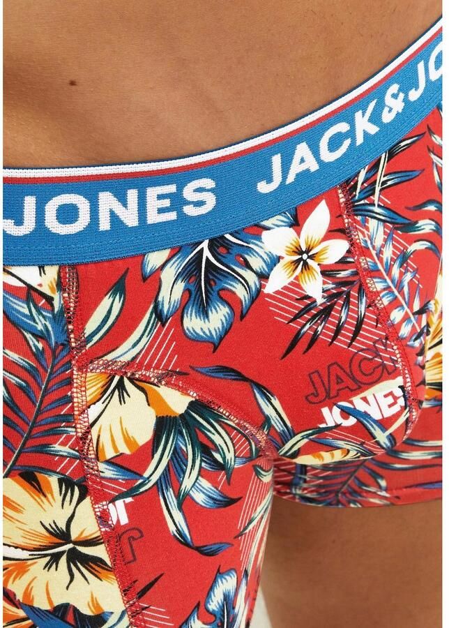 Jack & Jones Boxershort JACAZORES in 3-pack met elastische band en comfortabele stof bedrukt casual stijl regular fit ronde hals single jersey (set 3 stuks) - Foto 3