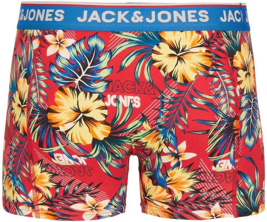 Jack & Jones Boxershort JACAZORES in 3-pack met elastische band en comfortabele stof bedrukt casual stijl regular fit ronde hals single jersey (set 3 stuks) - Foto 2