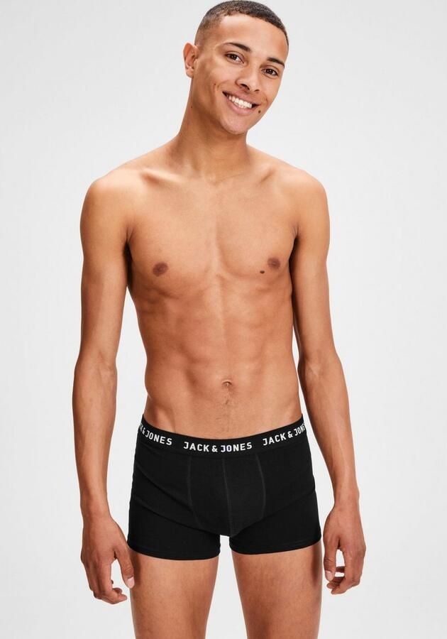 Jack & Jones Boxershort JACHUEY in 5-pack met ton-sur-ton naad en elastische band (set 5 stuks) - Foto 3