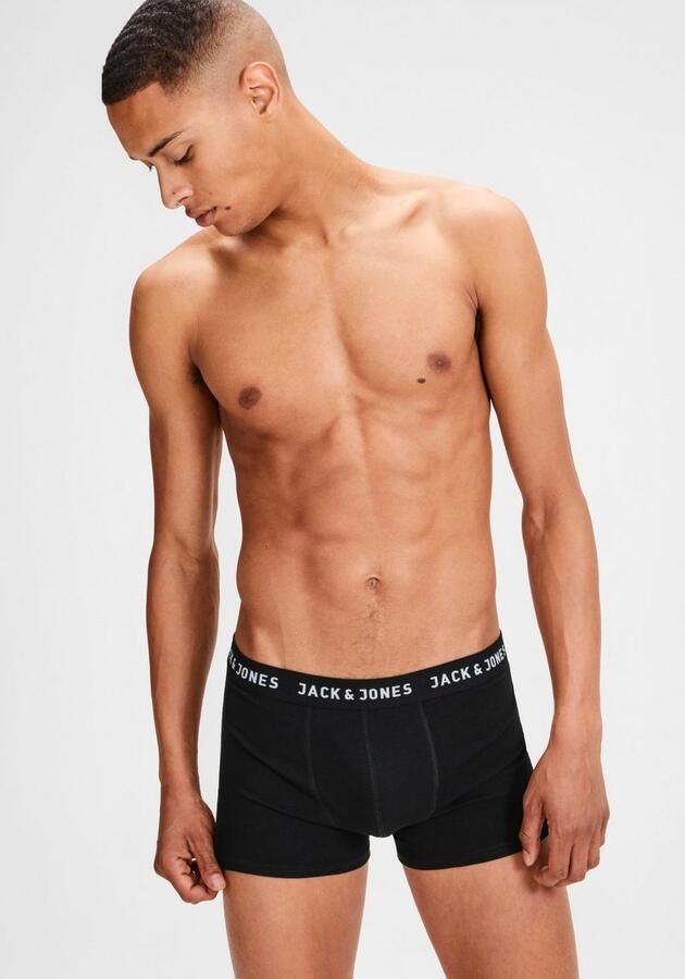 Jack & Jones Boxershort JACHUEY in 5-pack met ton-sur-ton naad en elastische band (set 5 stuks) - Foto 5