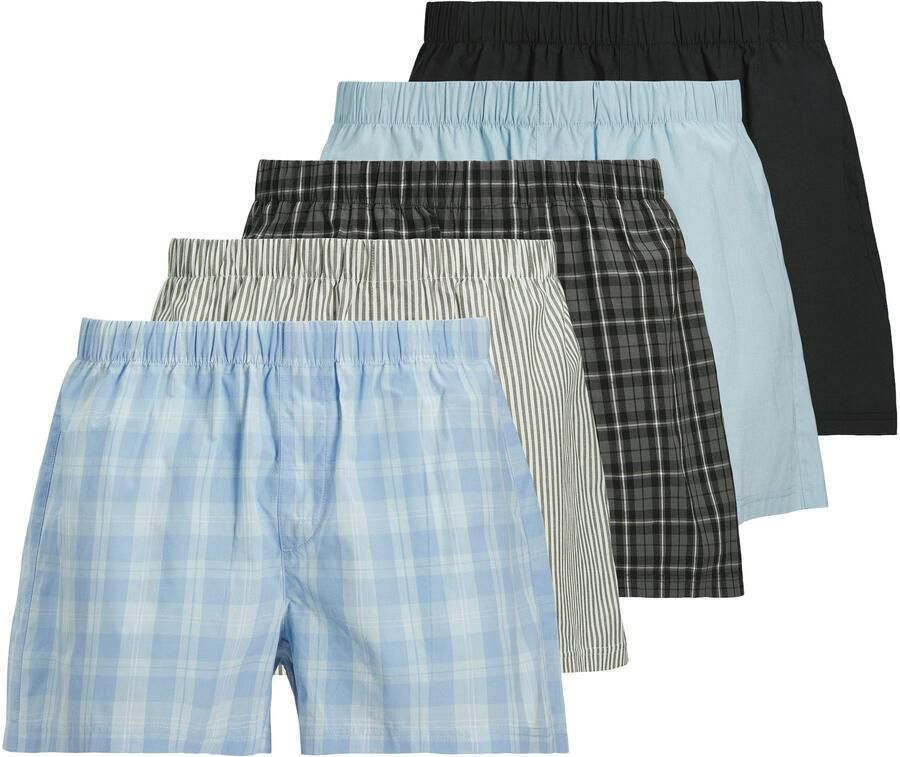Jack & jones Boxershort met elastische band in een set van 5 stuks model 'MILANO - Foto 8