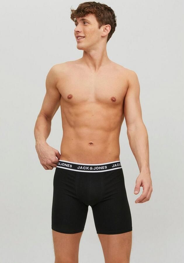Jack & Jones Boxershort JACSOLID BOXER BRIEFS 3 PACK NOOS (set 3 stuks) - Foto 4