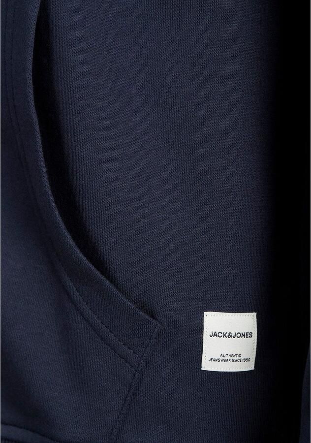 Jack & Jones Capuchonsweatvest JJEBASIC Hoodie met ribboorden en aangenaam draagcomfort - Foto 7