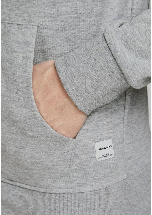 Jack & Jones Capuchonsweatvest JJEBASIC Hoodie met ribboorden en aangenaam draagcomfort - Foto 3
