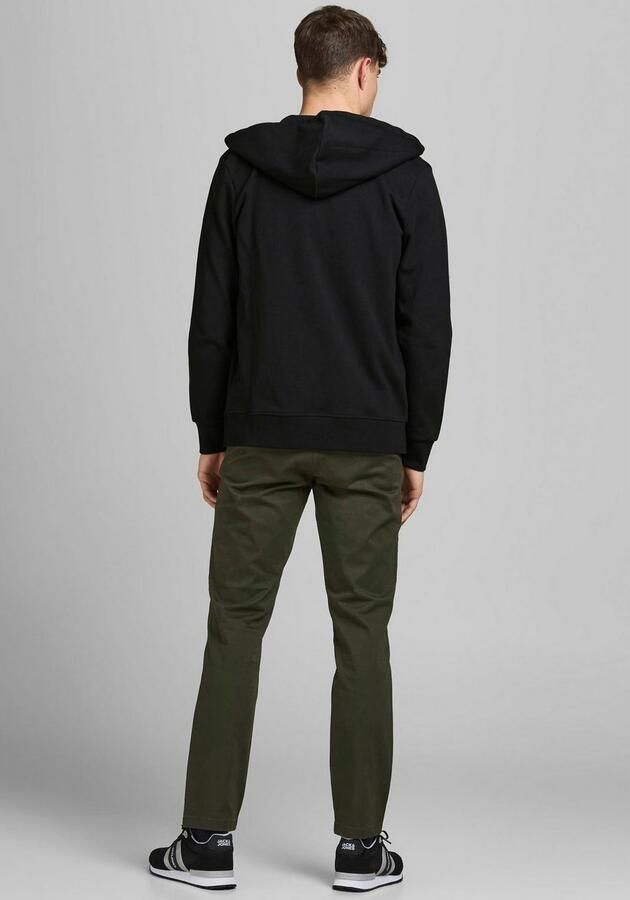 Jack & Jones Capuchonsweatvest JJEBASIC Hoodie met ribboorden en aangenaam draagcomfort - Foto 6