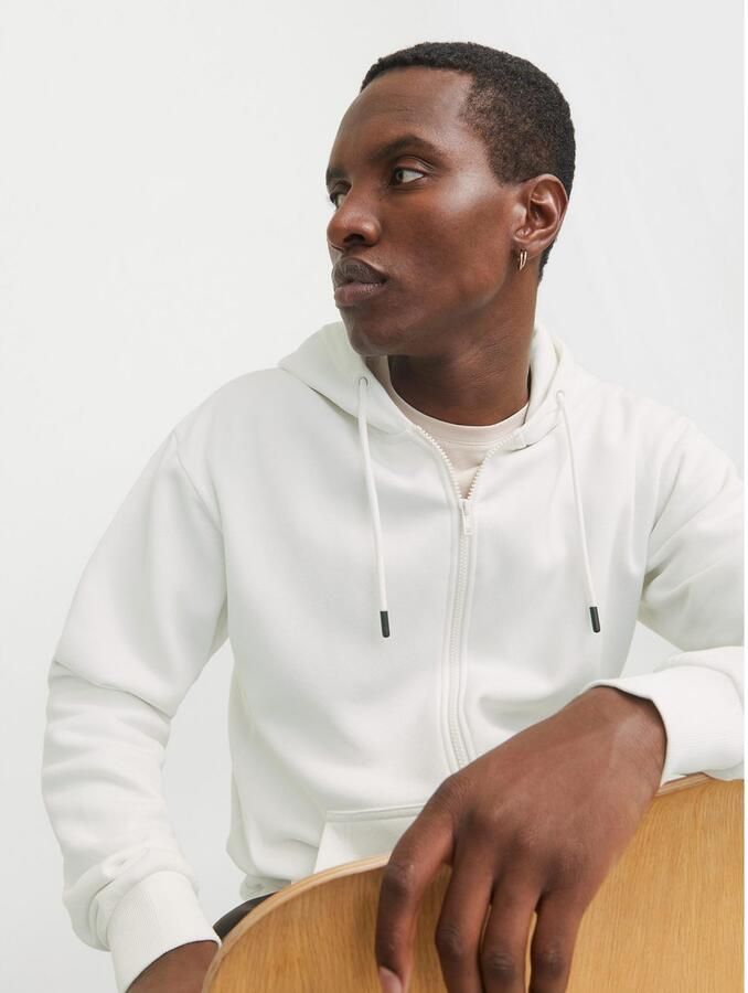 Jack & Jones Capuchonsweatvest JJEBRADLEY met capuchon ideaal voor koud seizoen