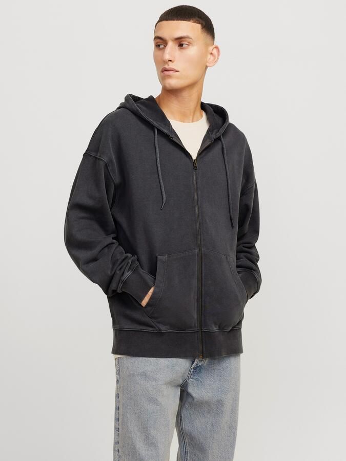 Jack & Jones Capuchonsweatvest JJECHARGE Hoodie met capuchon trekkoord en zakken - Foto 9