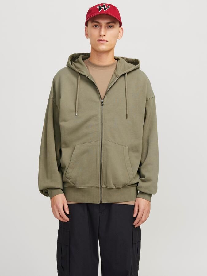 Jack & Jones Capuchonsweatvest JJECHARGE Hoodie met capuchon trekkoord en zakken - Foto 7