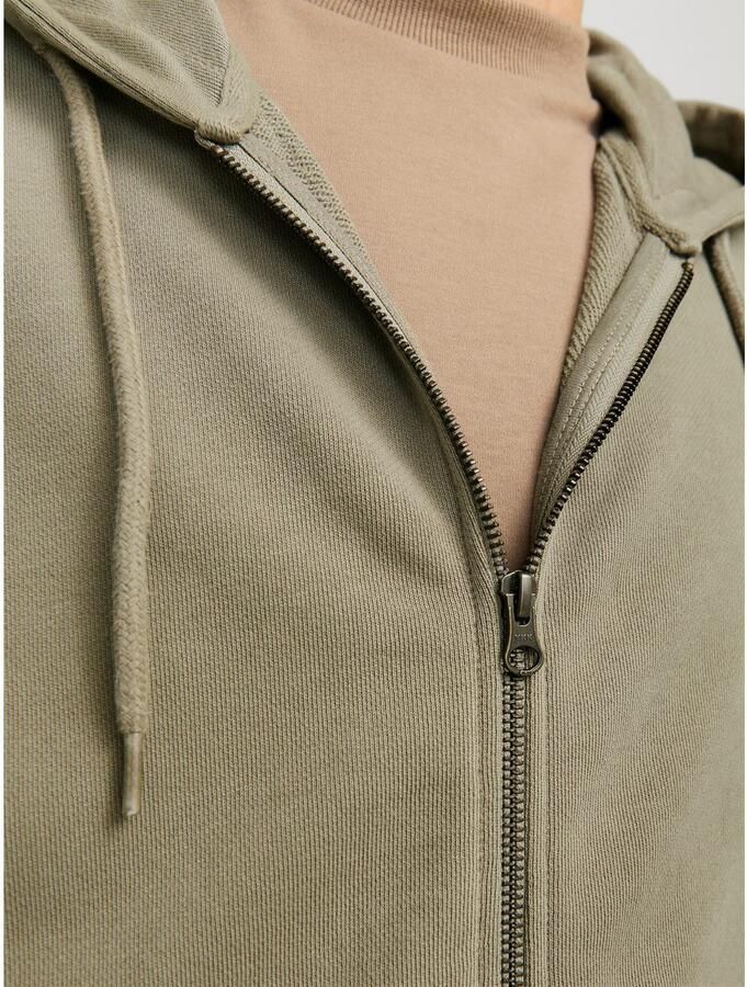 Jack & Jones Capuchonsweatvest JJECHARGE Hoodie met capuchon trekkoord en zakken