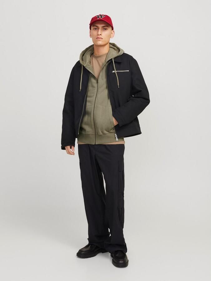 Jack & Jones Capuchonsweatvest JJECHARGE Hoodie met capuchon trekkoord en zakken - Foto 4