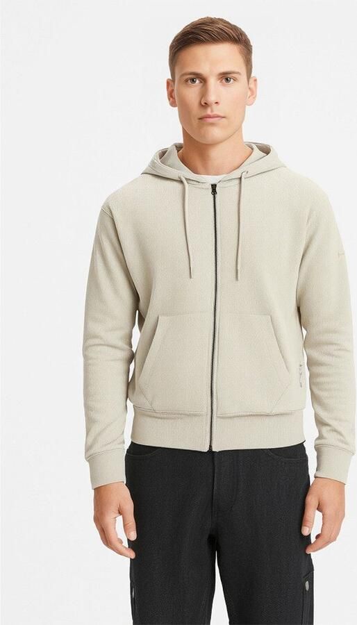 Jack & Jones Capuchonsweatvest JJECHARGE Hoodie met ribboorden en praktische zakken - Foto 2