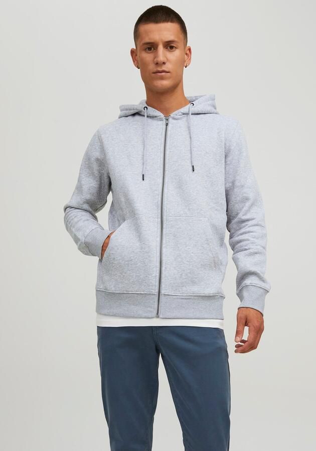 Jack & Jones Capuchonsweatvest JJESTAR Basic Hoodie steekzakken en aangename materiaalmix - Foto 8