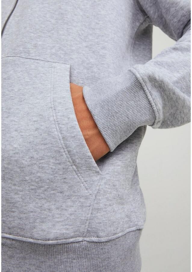 Jack & Jones Capuchonsweatvest JJESTAR Basic Hoodie steekzakken en aangename materiaalmix
