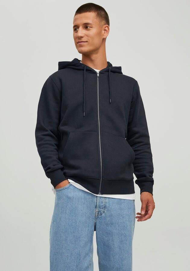 Jack & Jones Capuchonsweatvest JJESTAR Basic Hoodie steekzakken en aangename materiaalmix - Foto 7