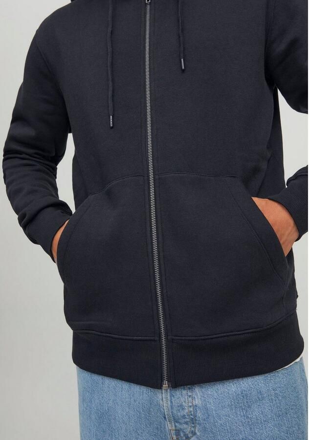 Jack & Jones Capuchonsweatvest JJESTAR Basic Hoodie steekzakken en aangename materiaalmix - Foto 2