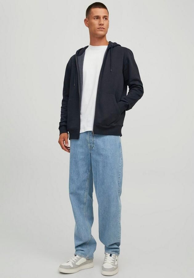 Jack & Jones Capuchonsweatvest JJESTAR Basic Hoodie steekzakken en aangename materiaalmix - Foto 5